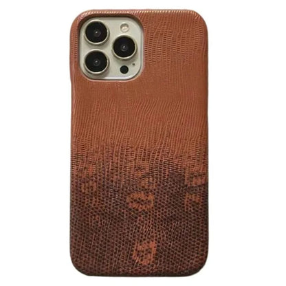 For iPhone 14 Pro Phone Cover Gradient Color PU Leather+PC Anti-Drop Phone Case