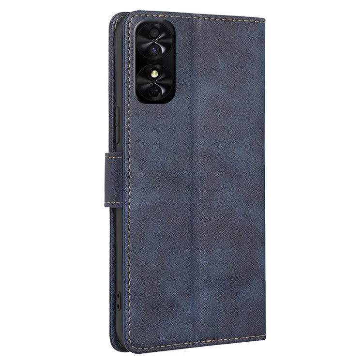 For TCL 50 SE Case PU Leather Magnetic Clasp Phone Cover RFID Blocking Protection