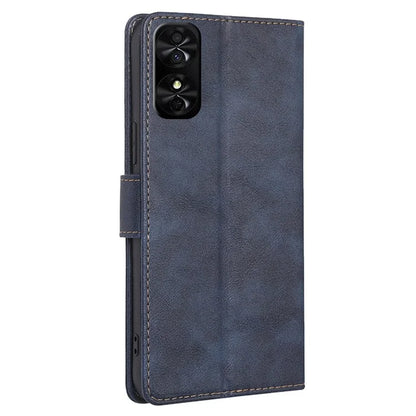 For TCL 50 SE Case PU Leather Magnetic Clasp Phone Cover RFID Blocking Protection