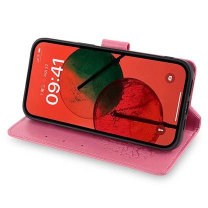 For TCL 50 SE Wallet Case PU Leather Deer Tree Pattern Phone Cover Wholesale