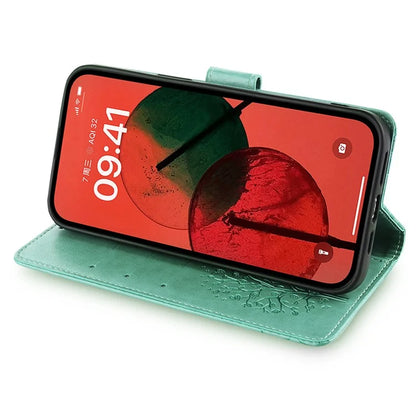 For TCL 50 SE Wallet Case PU Leather Deer Tree Pattern Phone Cover Wholesale