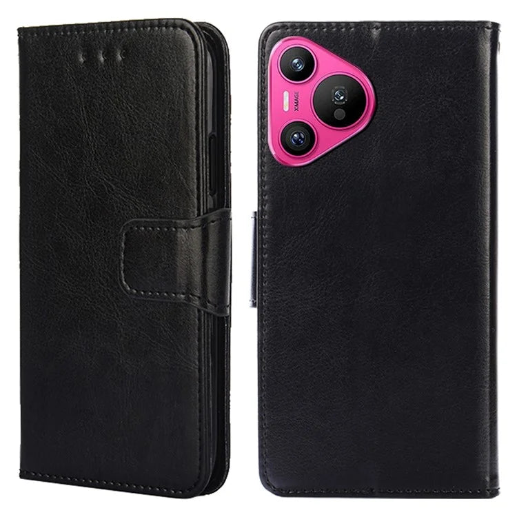 For Huawei Pura 70 Case Wallet PU Leather + TPU Folding Stand Phone Cover