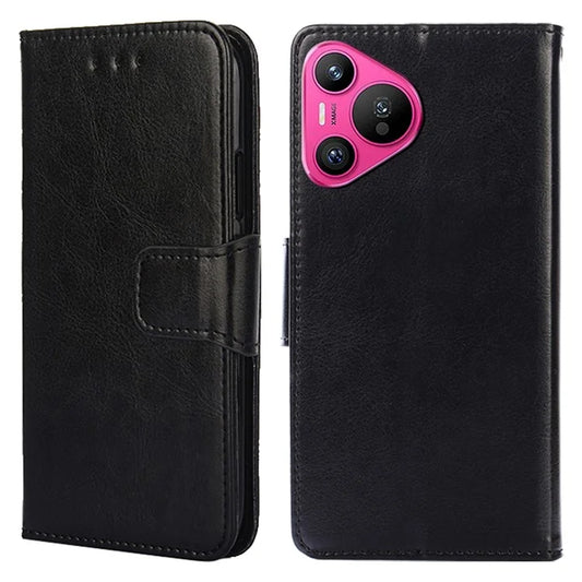 For Huawei Pura 70 Case Wallet PU Leather + TPU Folding Stand Phone Cover