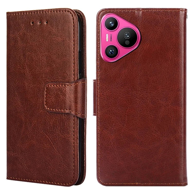 For Huawei Pura 70 Case Wallet PU Leather + TPU Folding Stand Phone Cover