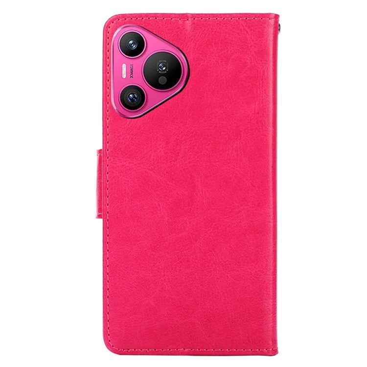 For Huawei Pura 70 Case Wallet PU Leather + TPU Folding Stand Phone Cover