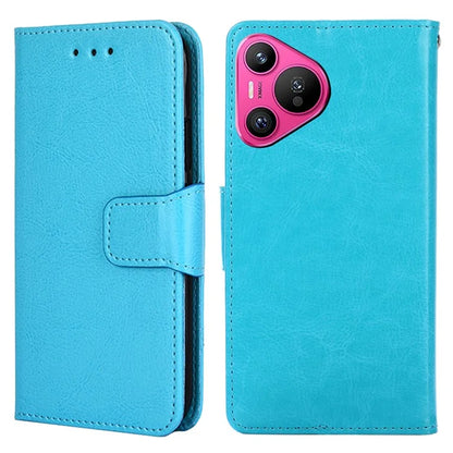 For Huawei Pura 70 Case Wallet PU Leather + TPU Folding Stand Phone Cover