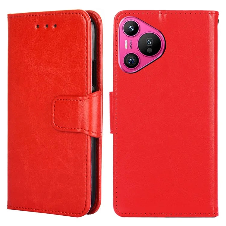 For Huawei Pura 70 Case Wallet PU Leather + TPU Folding Stand Phone Cover
