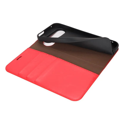 For Google Pixel 9 Pro XL Phone Wallet Case Crazy Horse Texture Split Leather Stand Cover