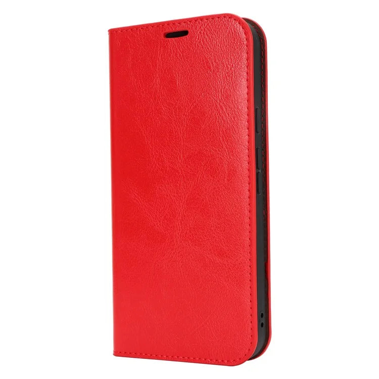 For Google Pixel 9 Pro XL Phone Wallet Case Crazy Horse Texture Split Leather Stand Cover