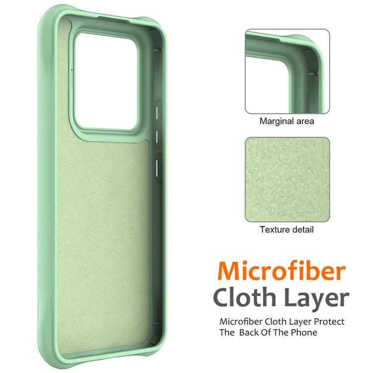 For Xiaomi 14 Pro Magnetic Phone Case with Strap Ripple Texture Liquid Silicone Cover