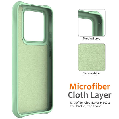 For Xiaomi 14 Pro Magnetic Phone Case with Strap Ripple Texture Liquid Silicone Cover
