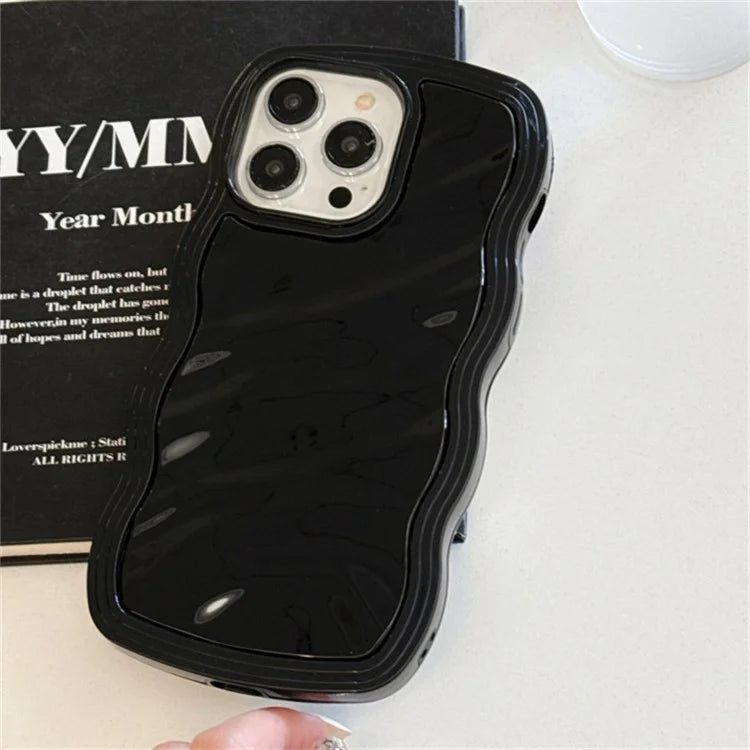 For iPhone 15 Pro Max Case Water Ripple Pattern TPU Phone Back Cover