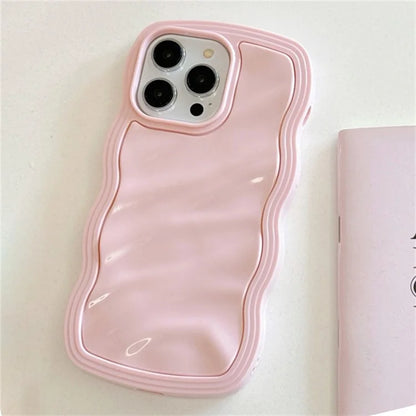 For iPhone 15 Pro Max Case Water Ripple Pattern TPU Phone Back Cover