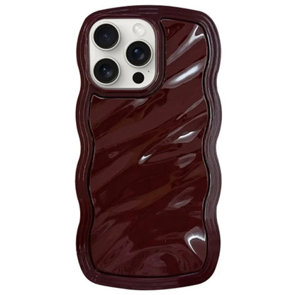 For iPhone 15 Pro Max Case Water Ripple Pattern TPU Phone Back Cover