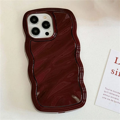 For iPhone 15 Pro Max Case Water Ripple Pattern TPU Phone Back Cover