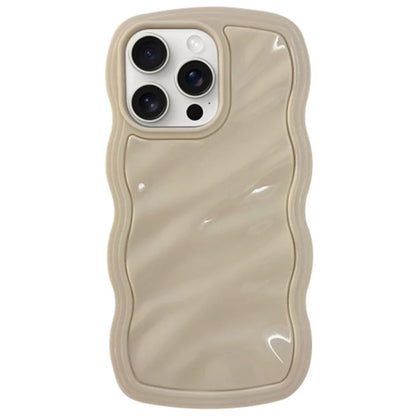 For iPhone 13 Pro Slim Case Water Ripple Pattern TPU Shockproof Phone Cover
