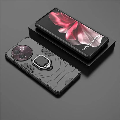 For vivo V30e 5G Case PC+TPU Kickstand Drop Protection Back Phone Cover