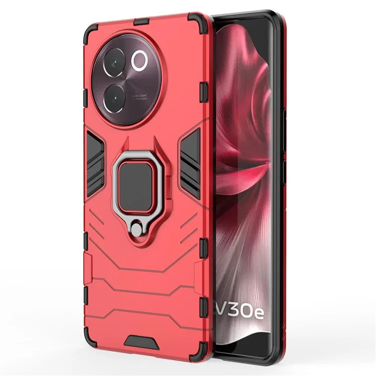 For vivo V30e 5G Case PC+TPU Kickstand Drop Protection Back Phone Cover