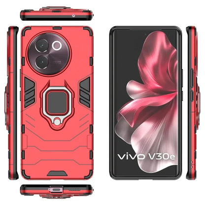 For vivo V30e 5G Case PC+TPU Kickstand Drop Protection Back Phone Cover