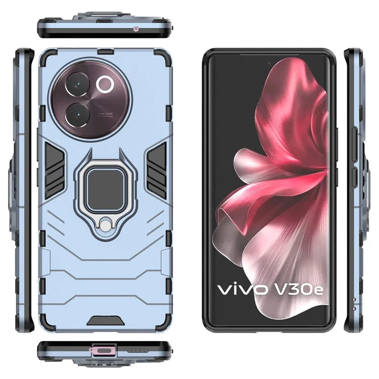 For vivo V30e 5G Case PC+TPU Kickstand Drop Protection Back Phone Cover