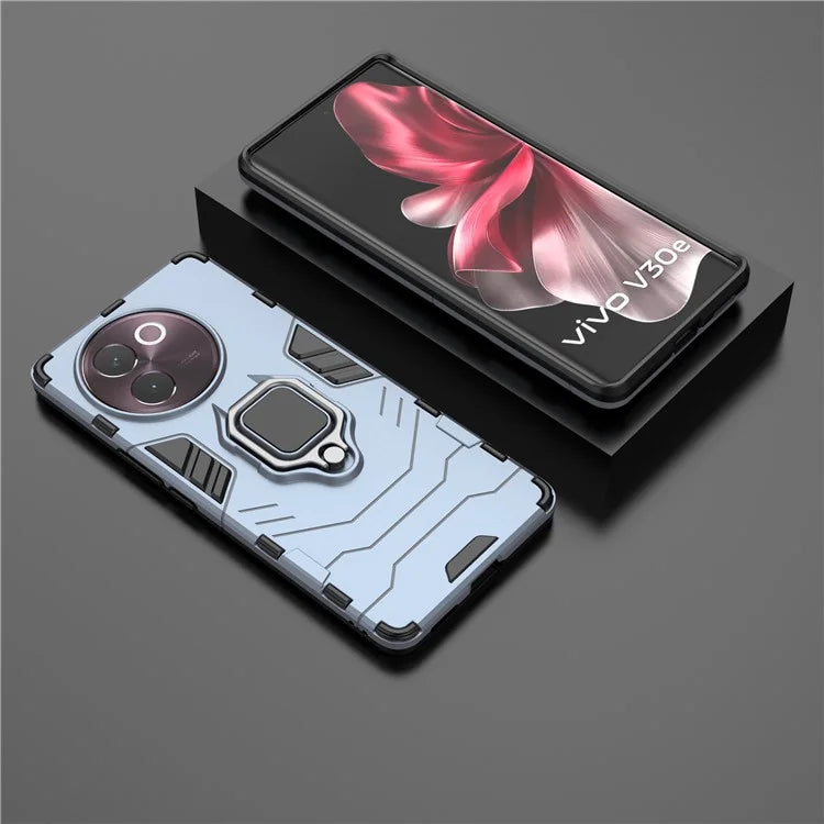 For vivo V30e 5G Case PC+TPU Kickstand Drop Protection Back Phone Cover
