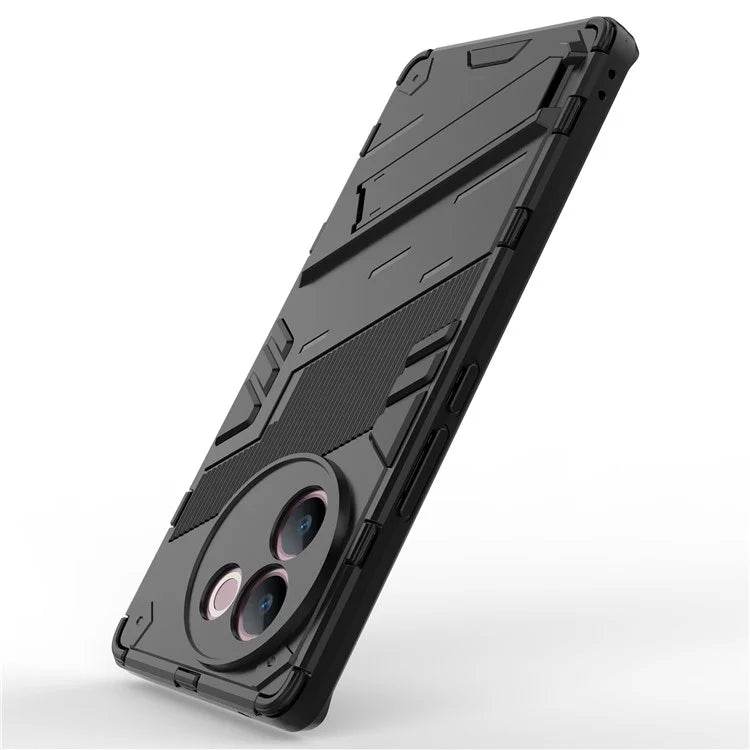For vivo V30e 5G Kickstand Cover PC+TPU Shockproof Anti Scratch Phone Case