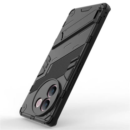 For vivo V30e 5G Kickstand Cover PC+TPU Shockproof Anti Scratch Phone Case