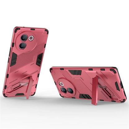 For vivo V30e 5G Kickstand Cover PC+TPU Shockproof Anti Scratch Phone Case
