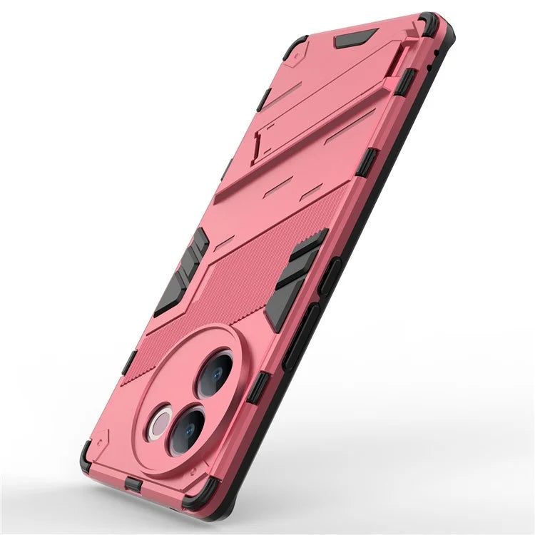 For vivo V30e 5G Kickstand Cover PC+TPU Shockproof Anti Scratch Phone Case