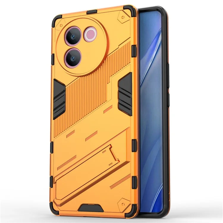 For vivo V30e 5G Kickstand Cover PC+TPU Shockproof Anti Scratch Phone Case
