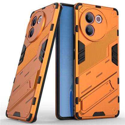 For vivo V30e 5G Kickstand Cover PC+TPU Shockproof Anti Scratch Phone Case