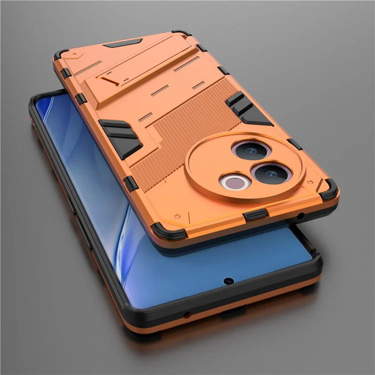 For vivo V30e 5G Kickstand Cover PC+TPU Shockproof Anti Scratch Phone Case