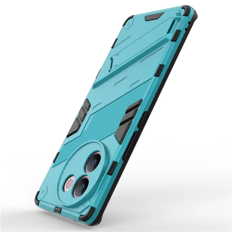 For vivo V30e 5G Kickstand Cover PC+TPU Shockproof Anti Scratch Phone Case
