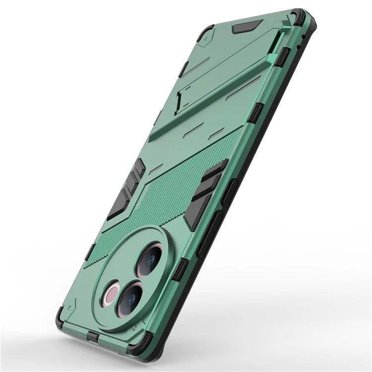 For vivo V30e 5G Kickstand Cover PC+TPU Shockproof Anti Scratch Phone Case
