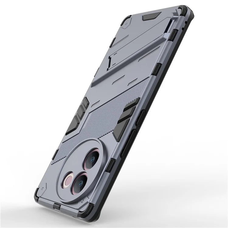 For vivo V30e 5G Kickstand Cover PC+TPU Shockproof Anti Scratch Phone Case