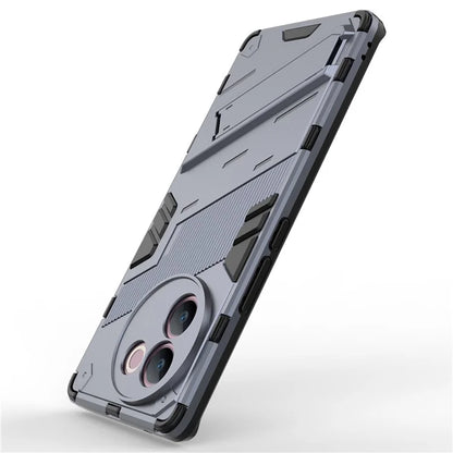 For vivo V30e 5G Kickstand Cover PC+TPU Shockproof Anti Scratch Phone Case