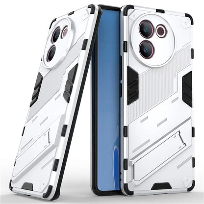 For vivo V30e 5G Kickstand Cover PC+TPU Shockproof Anti Scratch Phone Case