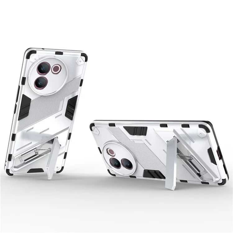 For vivo V30e 5G Kickstand Cover PC+TPU Shockproof Anti Scratch Phone Case