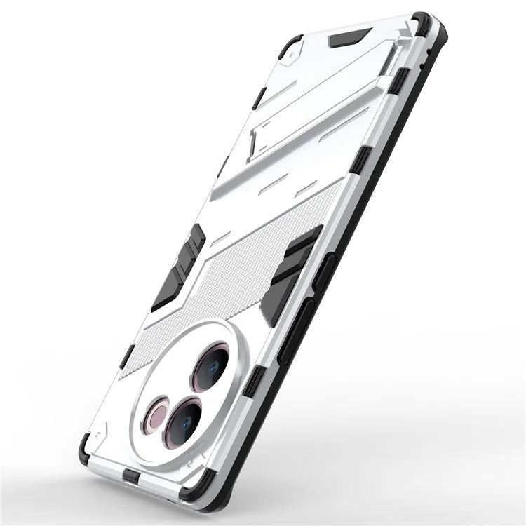 For vivo V30e 5G Kickstand Cover PC+TPU Shockproof Anti Scratch Phone Case