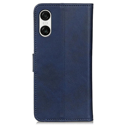For Sony Xperia 10 VI Case Cowhide Texture Leather + TPU Phone Wallet Cover