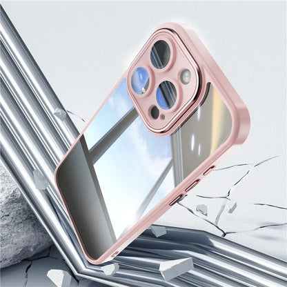 For iPhone 13 Pro Max Case Acrylic+TPU Phone Cover Metal Lens Frame Phone Protective Shell