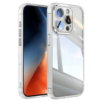 For iPhone 13 Pro Max Case Acrylic+TPU Phone Cover Metal Lens Frame Phone Protective Shell