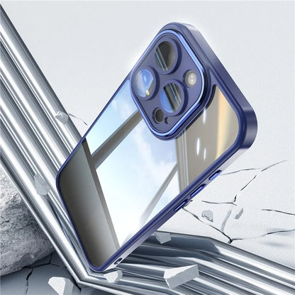 For iPhone 13 Pro Max Case Acrylic+TPU Phone Cover Metal Lens Frame Phone Protective Shell