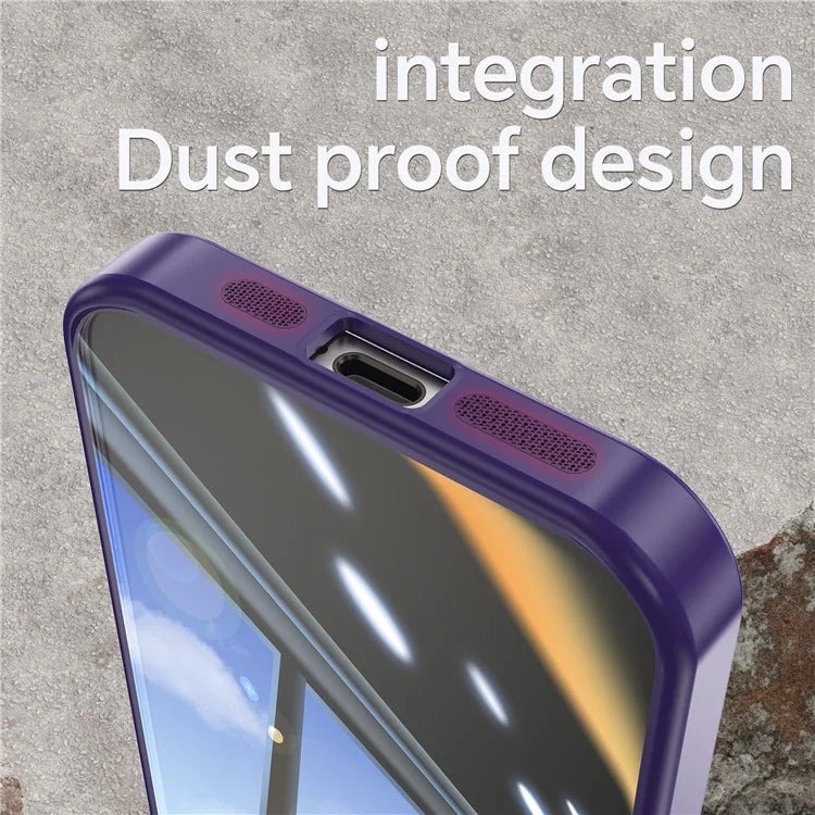 For iPhone 13 Pro Max Case Acrylic+TPU Phone Cover Metal Lens Frame Phone Protective Shell