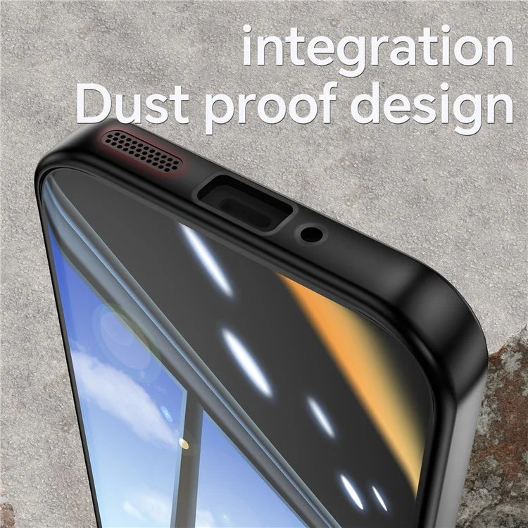 For Google Pixel 9 Pro XL Case Metal Buttons TPU + Acrylic Airbag Protective Cover