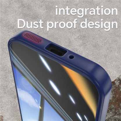 For Google Pixel 9 Pro XL Case Metal Buttons TPU + Acrylic Airbag Protective Cover