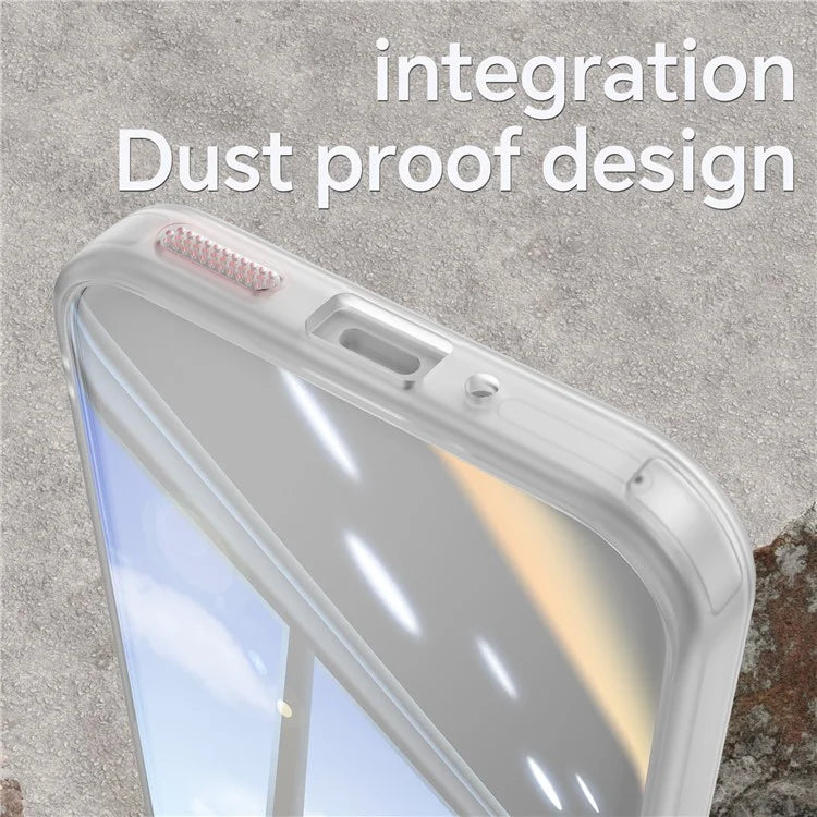 For Google Pixel 9 Pro XL Case Metal Buttons TPU + Acrylic Airbag Protective Cover