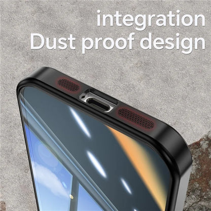 For iPhone 12 Pro Max Camera Protection Metal Buttons TPU + Acrylic Drop Proof Phone Cover