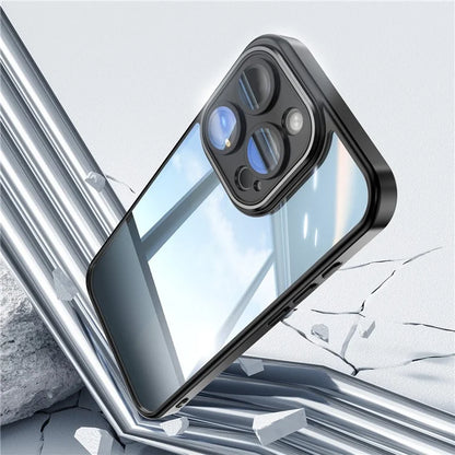 For iPhone 12 Pro Max Camera Protection Metal Buttons TPU + Acrylic Drop Proof Phone Cover