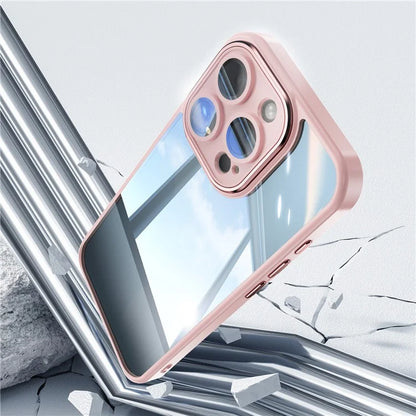For iPhone 12 Pro Max Camera Protection Metal Buttons TPU + Acrylic Drop Proof Phone Cover